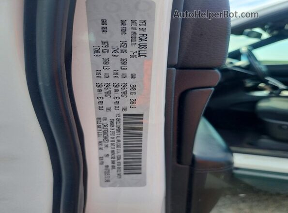 1C4RJFAG0GC504253 2016 JEEP GRAND White Vista de la etiqueta del VIN