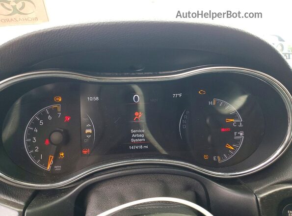 1C4RJFAG0HC738068 2017 JEEP GRAND Белый Вид щитка приборов
