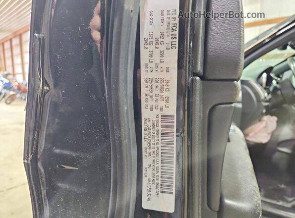 1C4RJFAG0JC202825 2018 JEEP GRAND Black VIN sticker view
