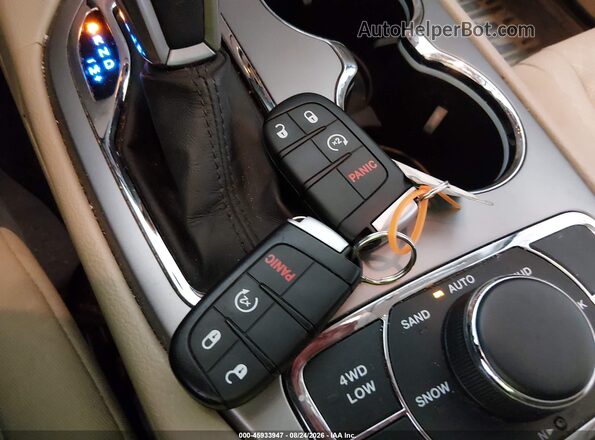 1C4RJFAG0KC772308 2019 JEEP GRAND CHEROKEE Black Widok deski rozdzielczej