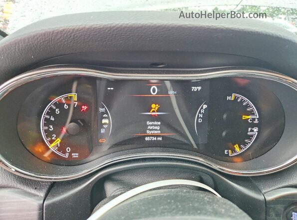 1C4RJFAG0KC826321 2019 JEEP GRAND Black Instrument cluster view