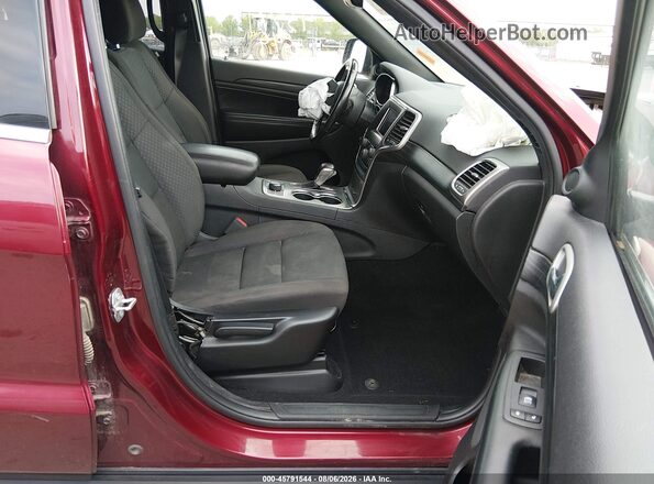 1C4RJFAG0LC216582 2020 JEEP GRAND CHEROKEE Red წინა სალონის ხედი