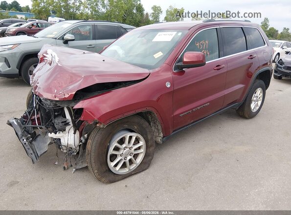 1C4RJFAG0LC216582 2020 JEEP GRAND CHEROKEE Red წინა მარცხენა ხედი სამი მეოთხედიდან