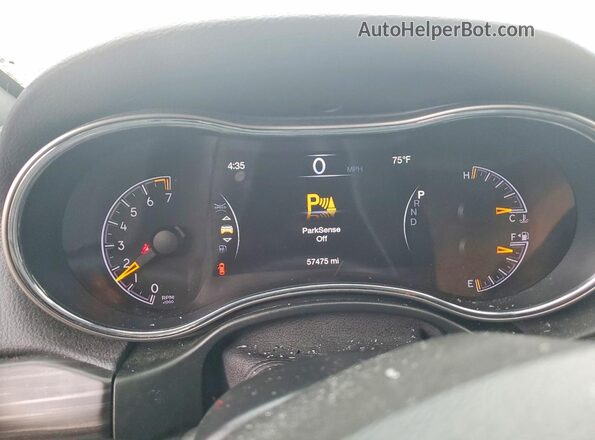 1C4RJFAG0MC705050 2021 JEEP GRAND Gray Вид щитка приладів