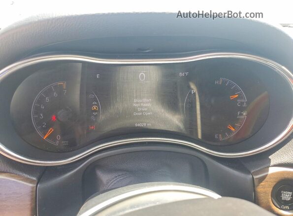 1C4RJFAG1GC493604 2016 JEEP GRAND White ხელსაწყოთა პანელის ხედი