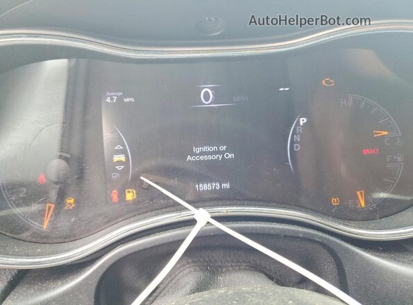 1C4RJFAG1HC727533 2017 JEEP GRAND Black ხელსაწყოთა პანელის ხედი
