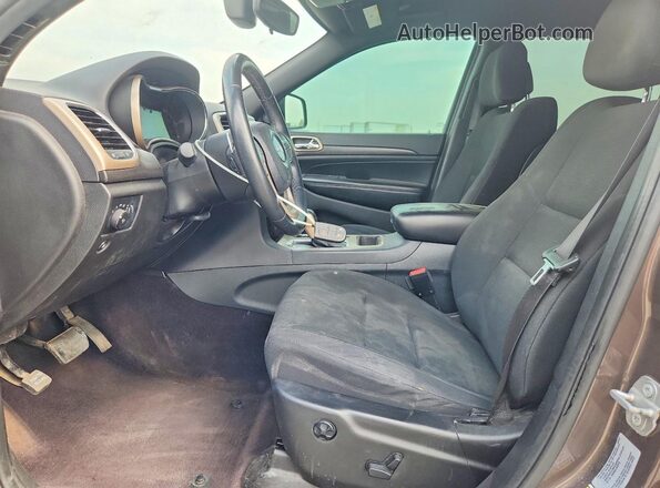 1C4RJFAG1HC773394 2017 JEEP GRAND Brown Widok wnętrza z przodu