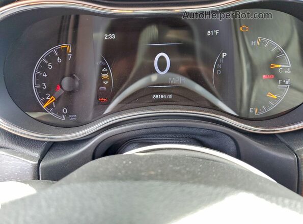 1C4RJFAG1JC321127 2018 JEEP GRAND Silver Սարքավորումների վահանակի տեսք
