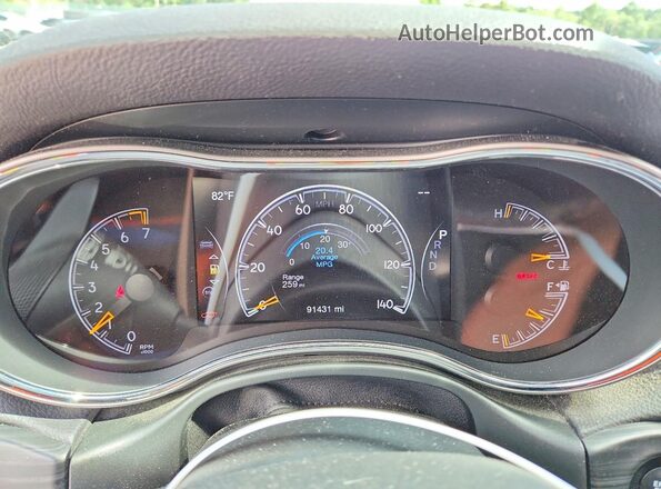 1C4RJFAG1LC148325 2020 JEEP GRAND Burgundy Instrument cluster view