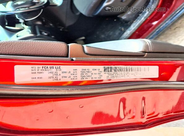1C4RJFAG1LC148325 2020 JEEP GRAND Burgundy 360 interior view