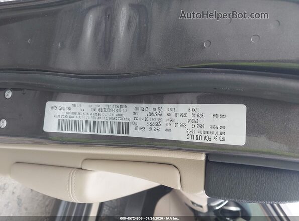 1C4RJFAG1LC193894 2020 JEEP GRAND CHEROKEE Черный Вид подкапотного пространства