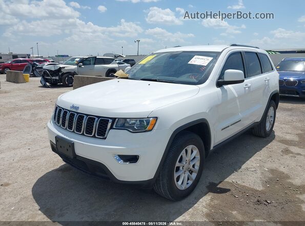 1C4RJFAG1MC731723 2021 JEEP GRAND CHEROKEE White წინა მარცხენა ხედი სამი მეოთხედიდან