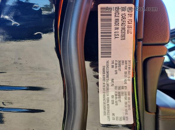 1C4RJFAG1MC870976 2021 JEEP GRAND Black Вид наклейки з VIN-кодом