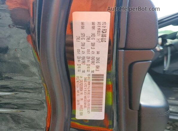 1C4RJFAG2HC899344 2017 JEEP GRAND Черный Вид наклейки с VIN-кодом