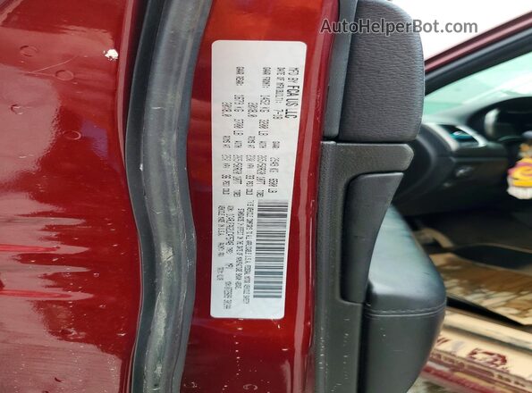 1C4RJFAG2JC475748 2018 JEEP GRAND Maroon VIN կոդի պիտակի տեսք