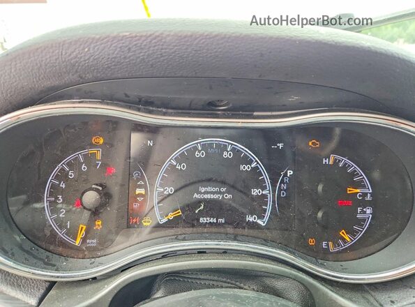 1C4RJFAG2LC243122 2020 JEEP GRAND Серый Вид щитка приборов