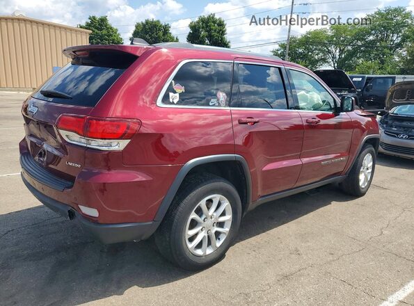 1C4RJFAG2MC666901 2021 JEEP GRAND Maroon უკანა მარჯვენა