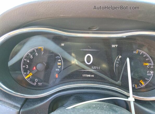 1C4RJFAG3HC895495 2017 JEEP GRAND Black Widok zestawu wskaźników