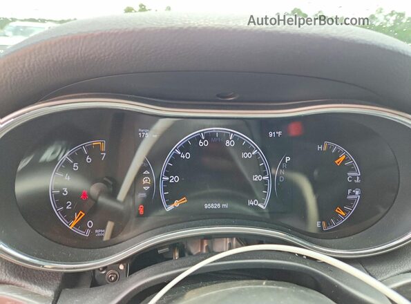 1C4RJFAG3HC927412 2017 JEEP GRAND White Instrument cluster view