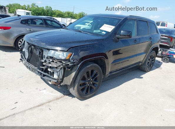 1C4RJFAG3JC181307 2018 JEEP GRAND CHEROKEE Black Vista tres cuartos delantera izquierda