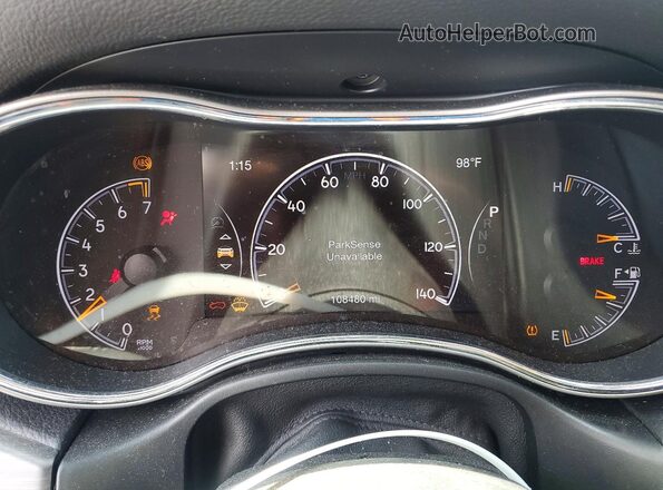 1C4RJFAG3KC529558 2019 JEEP GRAND Silver ხელსაწყოთა პანელის ხედი
