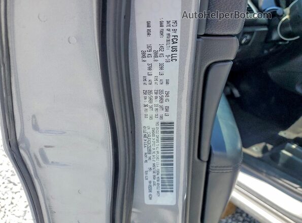 1C4RJFAG3KC529558 2019 JEEP GRAND Silver VIN კოდის სტიკერის ხედი