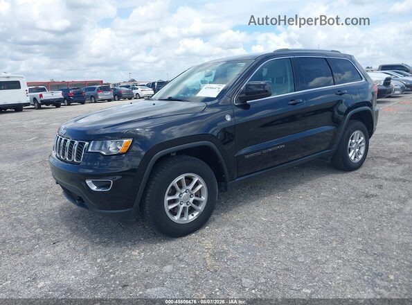 1C4RJFAG3KC748634 2019 JEEP GRAND CHEROKEE Black წინა მარცხენა ხედი სამი მეოთხედიდან