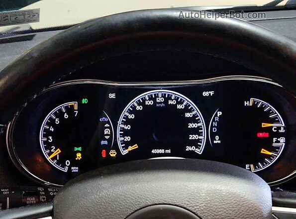 1C4RJFAG3MC666566 2021 JEEP GRAND Черный Вид щитка приборов