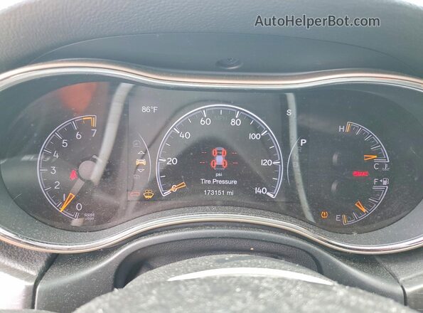 1C4RJFAG4GC420811 2016 JEEP GRAND Black Instrument cluster view