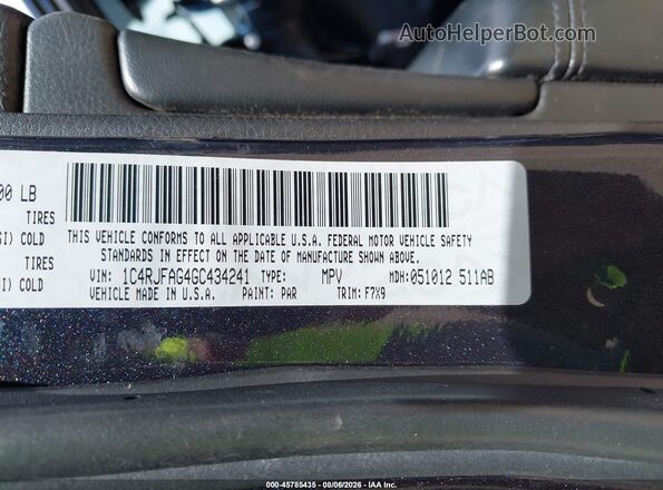 1C4RJFAG4GC434241 2016 JEEP GRAND CHEROKEE Black Widok komory silnika