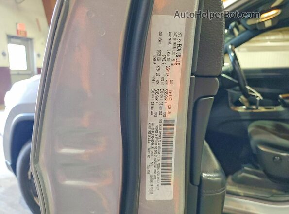 1C4RJFAG4GC436152 2016 JEEP GRAND Gray Vista de la etiqueta del VIN