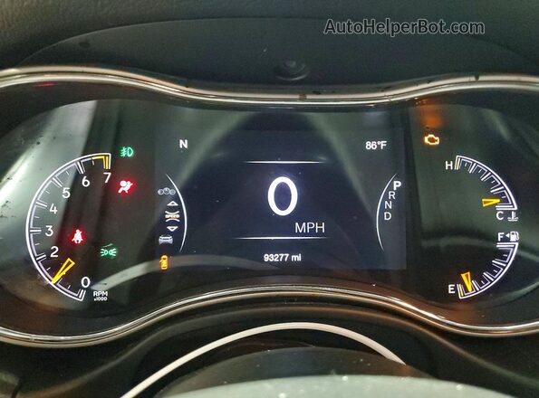 1C4RJFAG4GC436152 2016 JEEP GRAND Gray Vista del cuadro de instrumentos