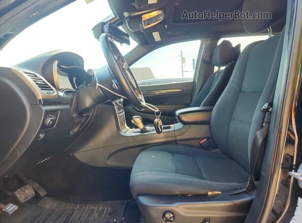 1C4RJFAG4HC699775 2017 JEEP GRAND Black წინა სალონის ხედი