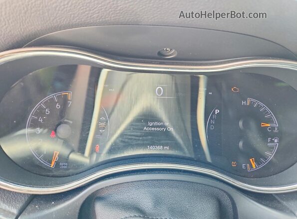 1C4RJFAG4HC889964 2017 JEEP GRAND White Instrument cluster view