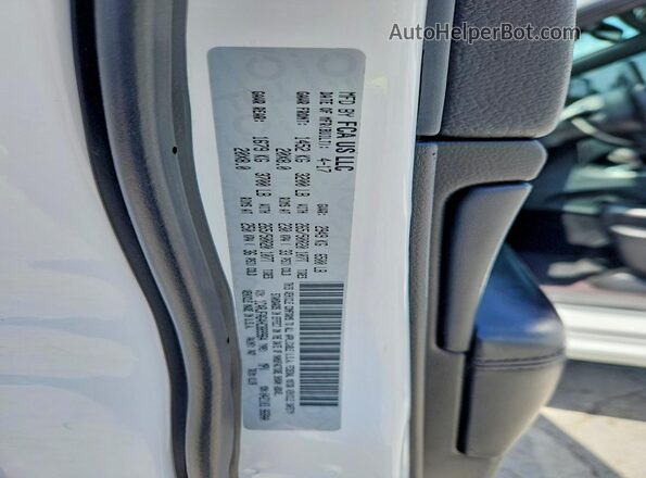 1C4RJFAG4HC889964 2017 JEEP GRAND White VIN sticker view