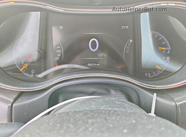 1C4RJFAG4HC938046 2017 JEEP GRAND White Instrument cluster view