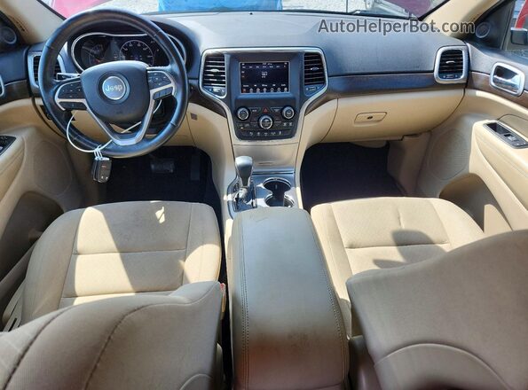 1C4RJFAG4JC167562 2018 JEEP GRAND Burgundy Dashboard view