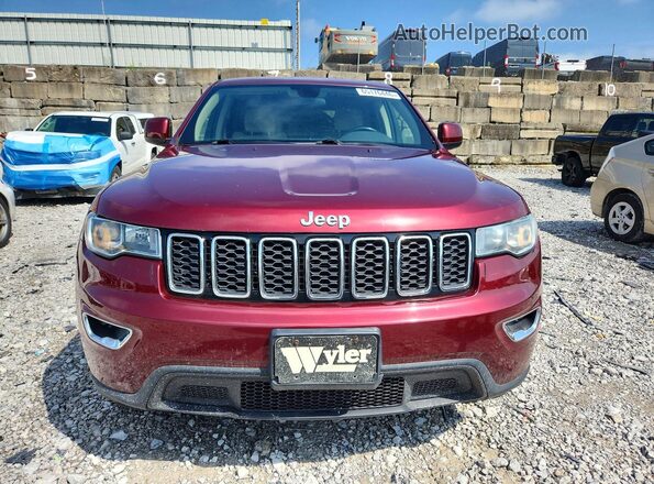 1C4RJFAG4JC167562 2018 JEEP GRAND Burgundy Front view