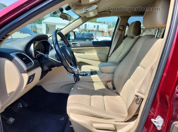 1C4RJFAG4JC167562 2018 JEEP GRAND Burgundy Front interior view