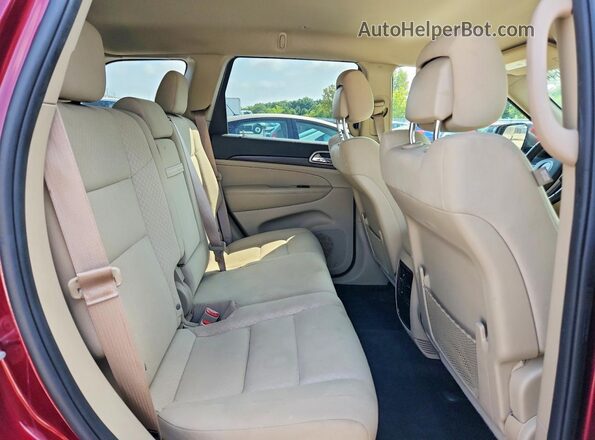 1C4RJFAG4JC167562 2018 JEEP GRAND Burgundy Rear interior view