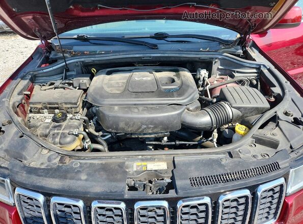 1C4RJFAG4JC167562 2018 JEEP GRAND Burgundy Engine compartment view