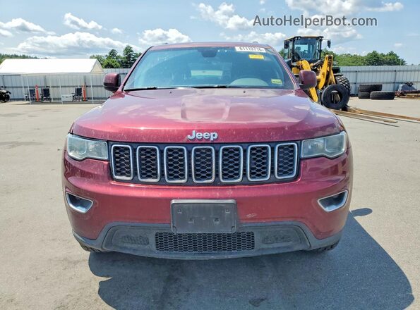 1C4RJFAG4JC199668 2018 JEEP GRAND Burgundy Front view