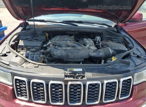 1C4RJFAG4JC199668 2018 JEEP GRAND Burgundy Rear interior view