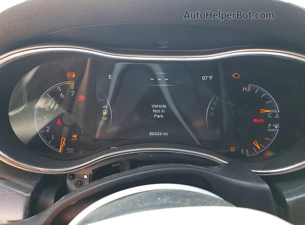 1C4RJFAG4JC367244 2018 JEEP GRAND Black Instrument cluster view