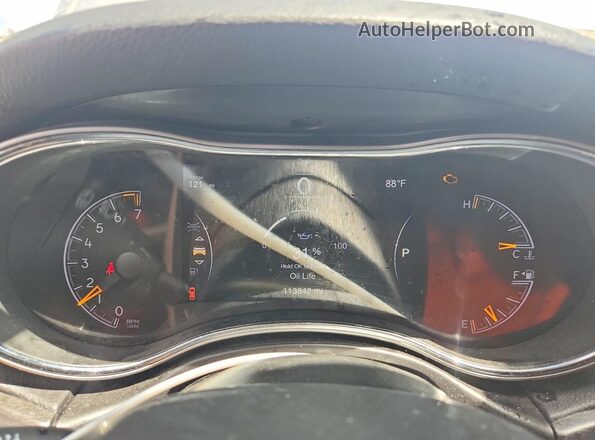 1C4RJFAG4JC501699 2018 JEEP GRAND Silver Instrument cluster view