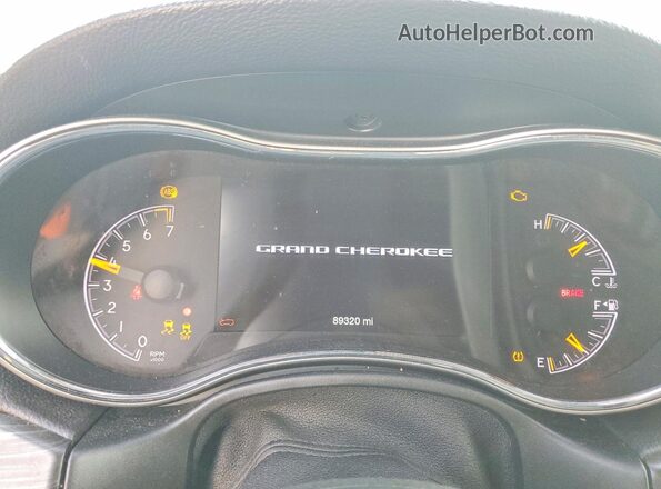1C4RJFAG4KC547521 2019 JEEP GRAND Black Вид щитка приладів