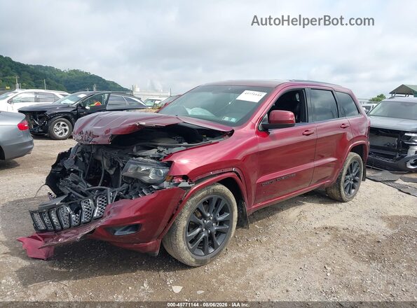1C4RJFAG4KC600590 2019 JEEP GRAND CHEROKEE Burgundy წინა მარცხენა ხედი სამი მეოთხედიდან