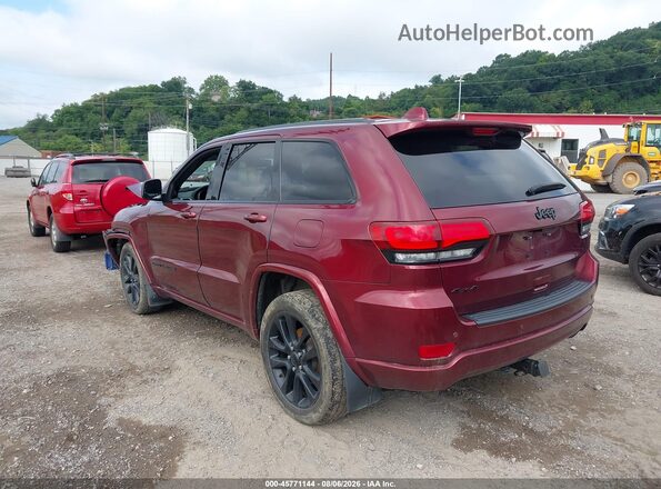 1C4RJFAG4KC600590 2019 JEEP GRAND CHEROKEE Burgundy უკანა მარცხენა