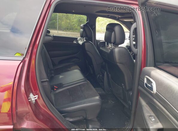 1C4RJFAG4KC600590 2019 JEEP GRAND CHEROKEE Burgundy VIN კოდის სტიკერის ხედი