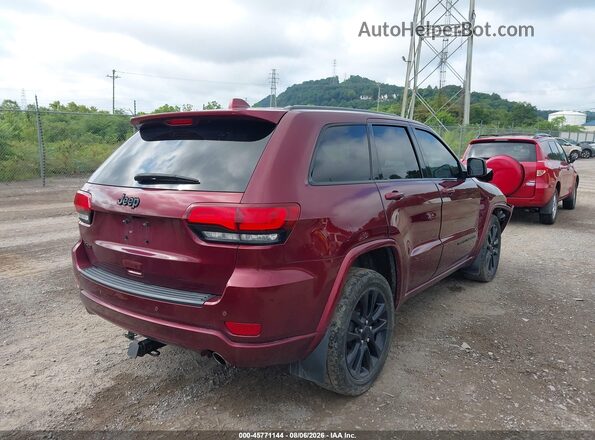1C4RJFAG4KC600590 2019 JEEP GRAND CHEROKEE Burgundy უკანა მარჯვენა